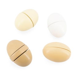 Les oeufs du petit chef en bois