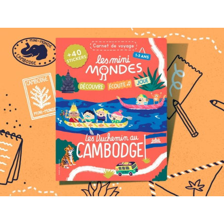 Le carnet de voyage 1-3 ans | Cambodge - Les Mini Mondes