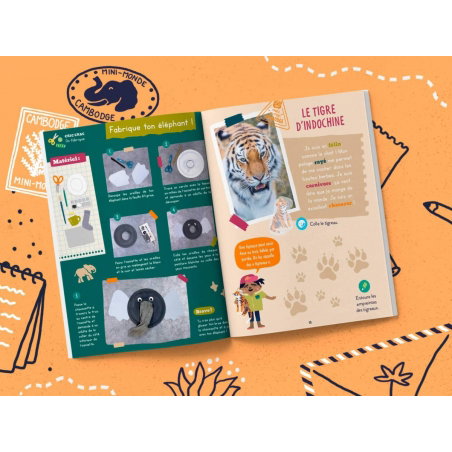 Le carnet de voyage 1-3 ans | Cambodge - Les Mini Mondes