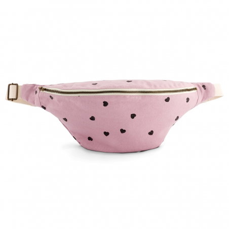 Sac banane cœur | Lilas - Rose in April