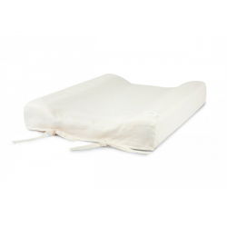 Housse de matelas à langer Lin français | Blanc