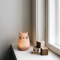 Veilleuse Winston | Chat rose