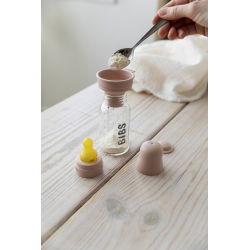 Biberon en verre Bibs 110 ml | Rose poudré