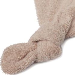 Attache tétine doudou feuille | Rose