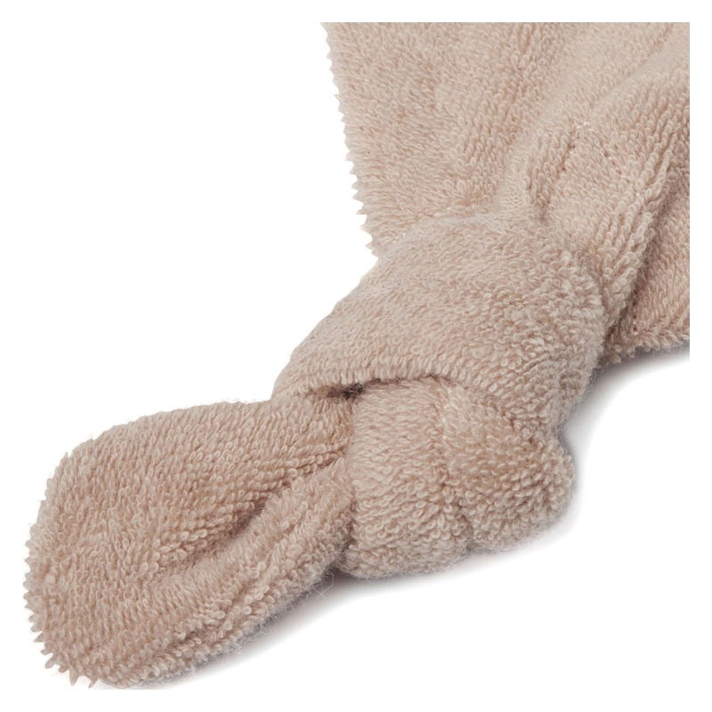 Attache tétine doudou feuille | Rose