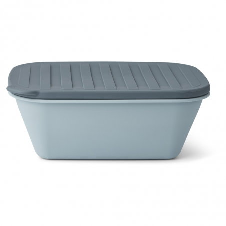 Boite pliable en silicone | Bleu - Liewood
