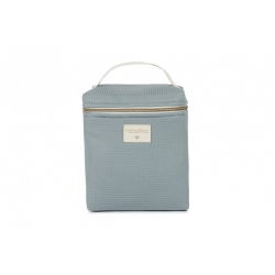 Lunchbag isotherme nid d'abeilles | Bleu stone