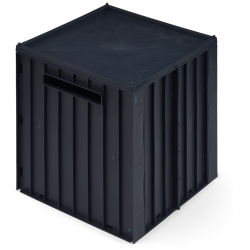 Caisse pliable cube | Bleu navy