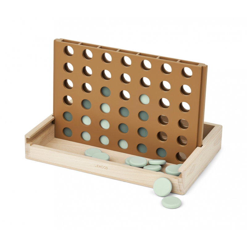 Puissance quatre en bois | Golden caramel mix