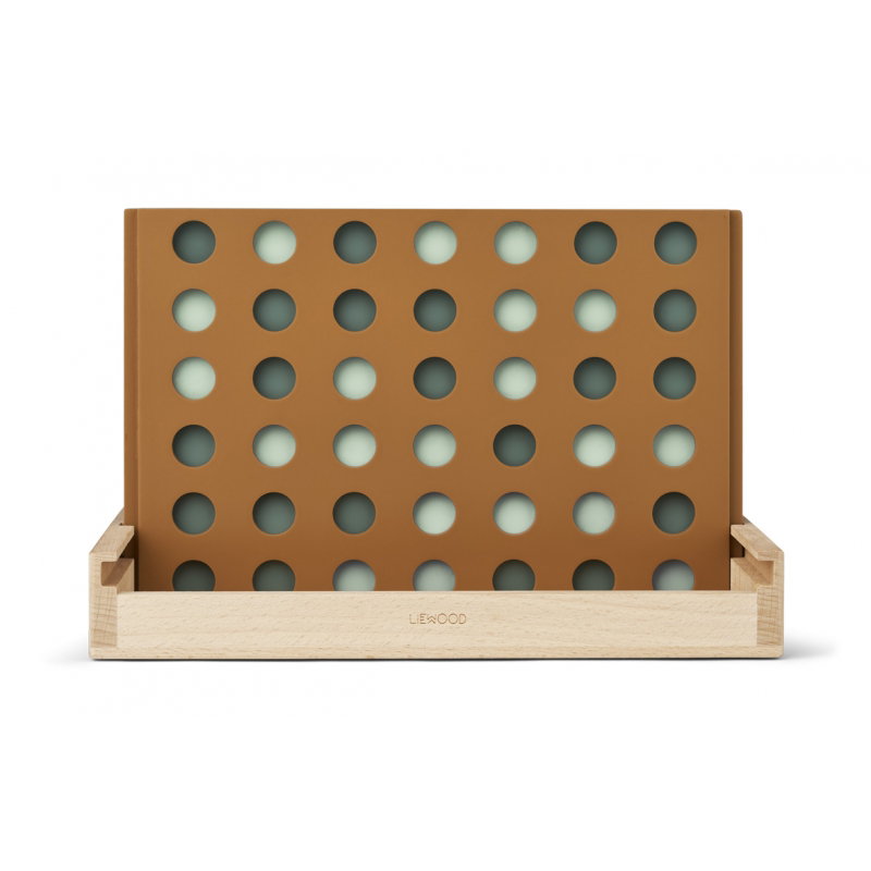 Puissance quatre en bois | Golden caramel mix