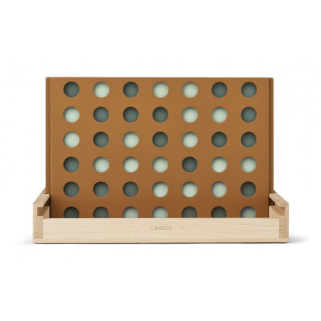 Puissance quatre en bois | Golden caramel mix - Liewood