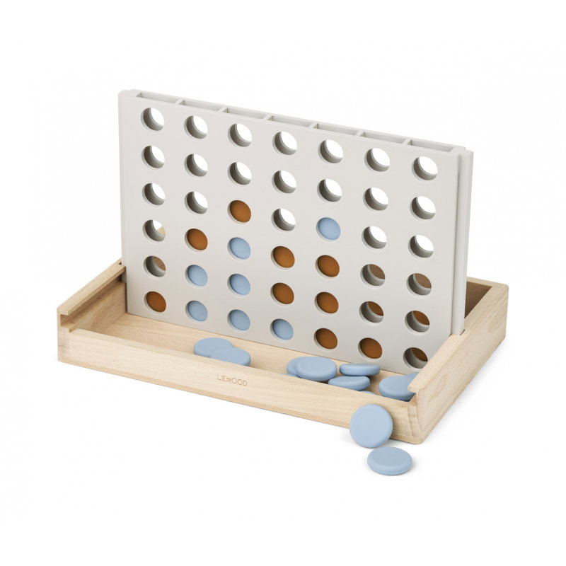 Puissance quatre en bois | Sandy mix