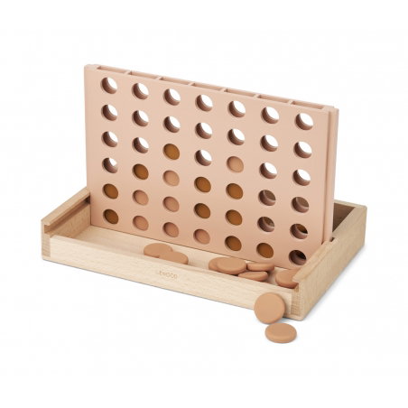 Puissance quatre en bois | Pale tuscany mix - Liewood