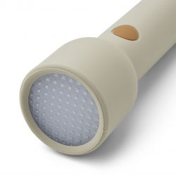 Lampe de poche en silicone | Mist et golden caramel