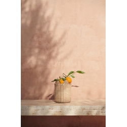 Panier ourson en rotin