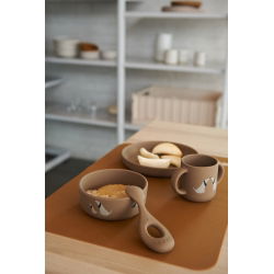 Box repas en silicone 4 pièces | Safari sandy
