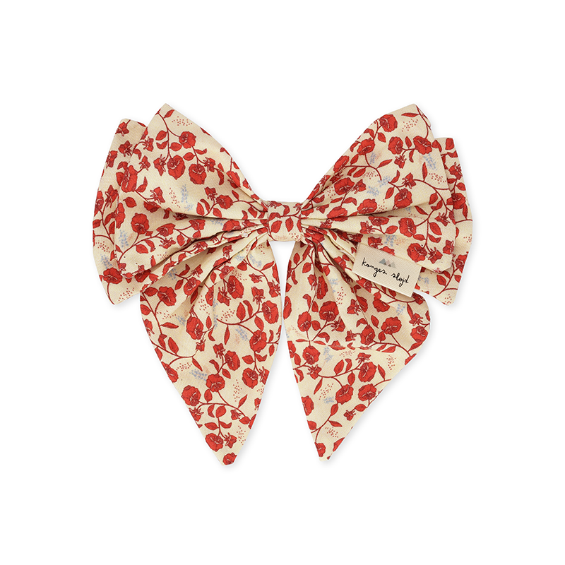 Barrette noeud | Espalier rouge