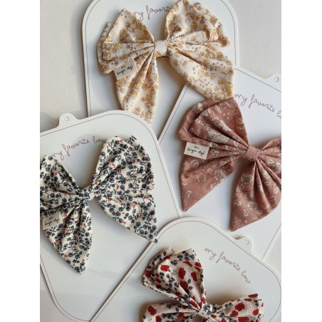 Barrette noeud | Nuit de fleurs - Konges Slojd