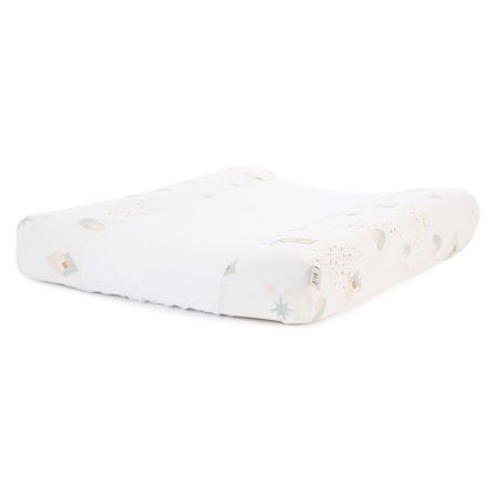 Housse matelas à langer aqua eclipse white Housse matelas à langer aqua eclipse white