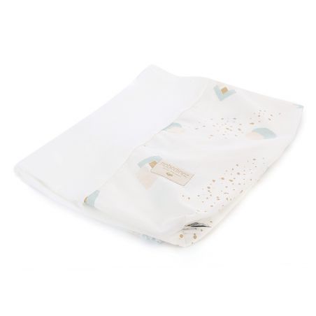 Housse matelas à langer aqua eclipse white Housse matelas à langer aqua eclipse white