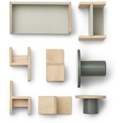 Meubles salon poupée | Vert