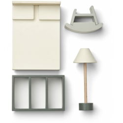 Meubles chambre poupée | Vert