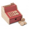 Caisse enregistreuse en bois | Rouge