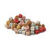 100 cubes de construction | Dusty raspberry