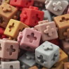 100 cubes de construction | Dusty raspberry