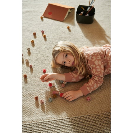 100 cubes de construction | Dusty raspberry - Liewood