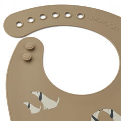 Lot de 2 bavoirs silicone | Chien