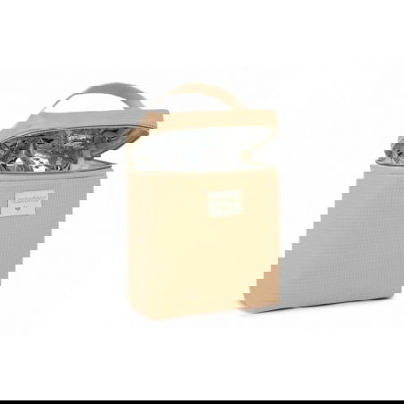 Lunchbag isotherme nid d'abeilles | Nude - Nobodinoz Lunchbag isotherme nid d'abeilles | Nude - Nobodinoz