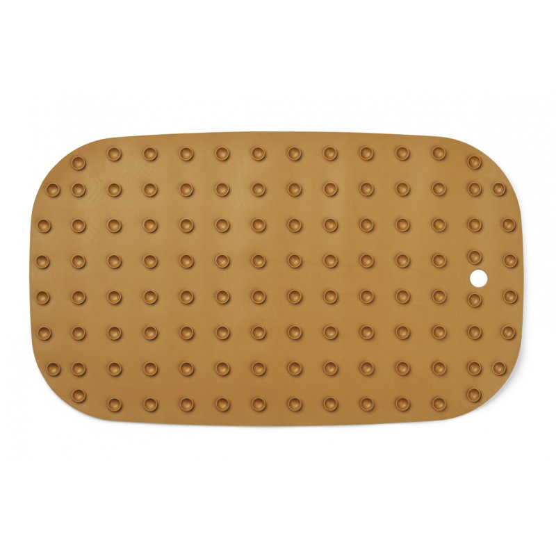Tapis de bain à ventouses | Golden caramel