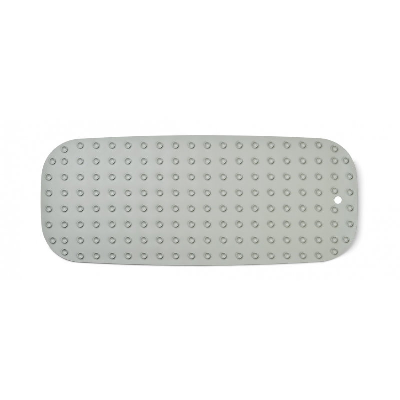 Grand tapis de bain à ventouses | Dove blue