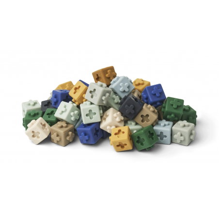50 cubes de construction | Midnight navy - Liewood