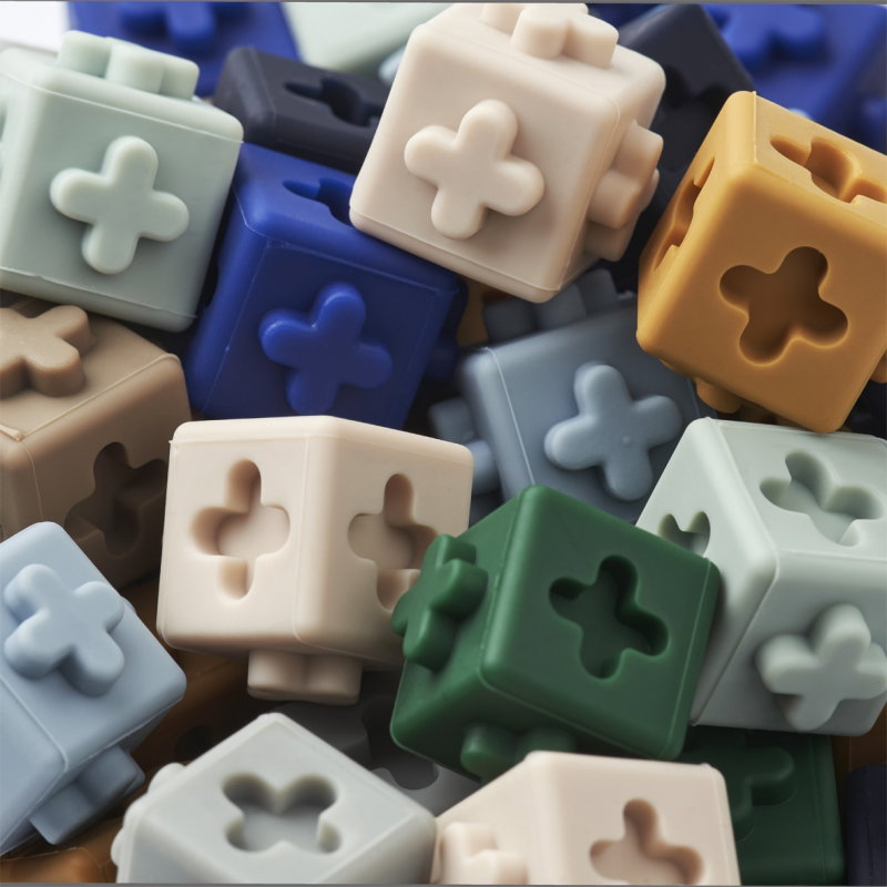 50 cubes de construction | Midnight navy