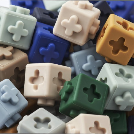 50 cubes de construction | Midnight navy - Liewood