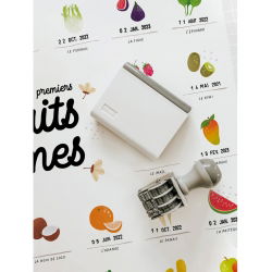Affiche "Mes premiers fruits et légumes"