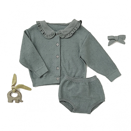 Cardigan à col | Dusk - Quincy Mae Cardigan à col | Dusk - Quincy Mae