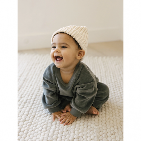 Pull velours oversize | Dusk - Quincy Mae Pull velours oversize | Dusk - Quincy Mae
