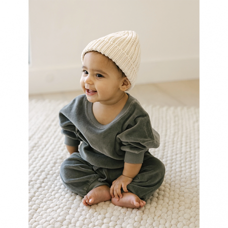 Pull velours oversize | Dusk - Quincy Mae Pull velours oversize | Dusk - Quincy Mae