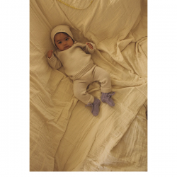 Chaussons en laine | Lilas