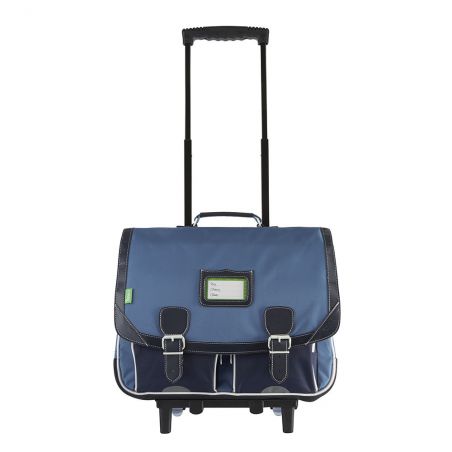Cartable 41 cm à roulettes Bleu de prusse Cartable 41 cm à roulettes Bleu de prusse