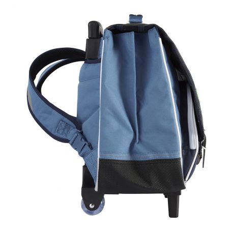 Cartable 41 cm à roulettes Bleu de prusse Cartable 41 cm à roulettes Bleu de prusse