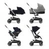 Poussette Eezy S Twist+ 2 Silver | Ocean Blue