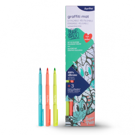 Set en silicone à colorier | Bishopparigo - Super Petit Set en silicone à colorier | Bishopparigo - Super Petit