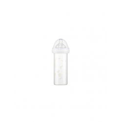 Biberon 240 ml en verre | Gypsophile sable
