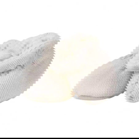 Paire de moufles en milleraie écru - Minikane