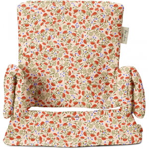 Coussin Pour Chaise Haute Stokke Tripp Trapp - En Deux Parties - Tissu Coton - Motif Carreaux Noir Et Blanc - Facile à Nettoyer - Confort Bébé