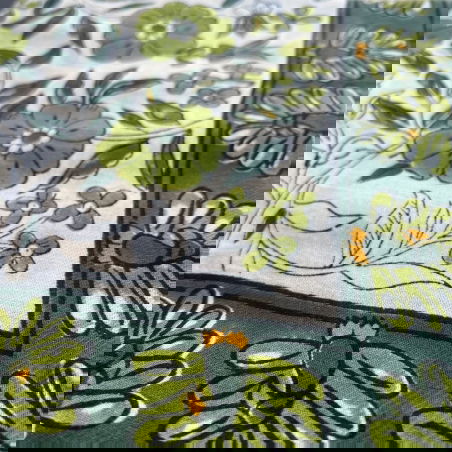 Foulard Paon 70 x 70 | Forêt - Little cecile